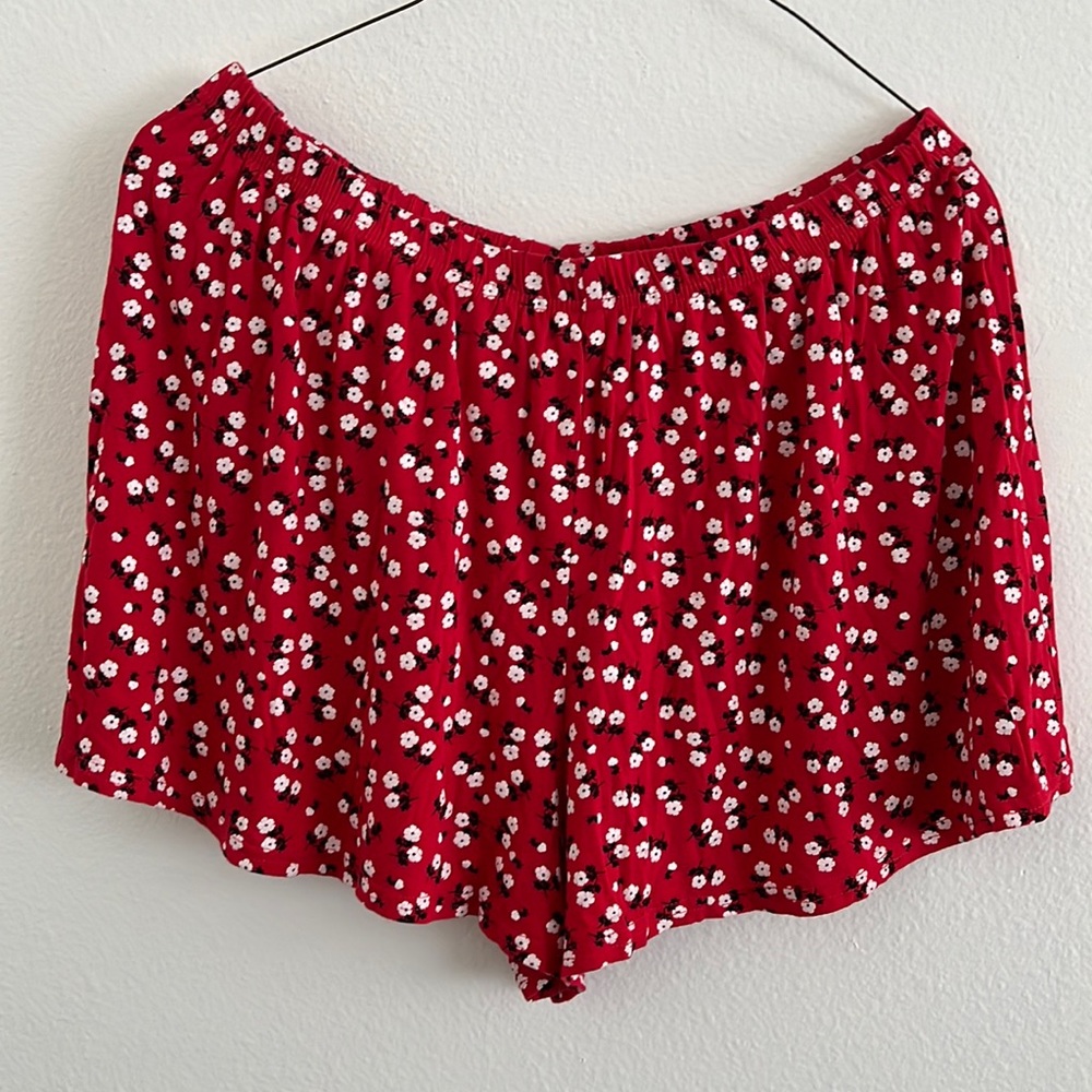 PLUS DITSY FLORAL FLIPPY SHORTS